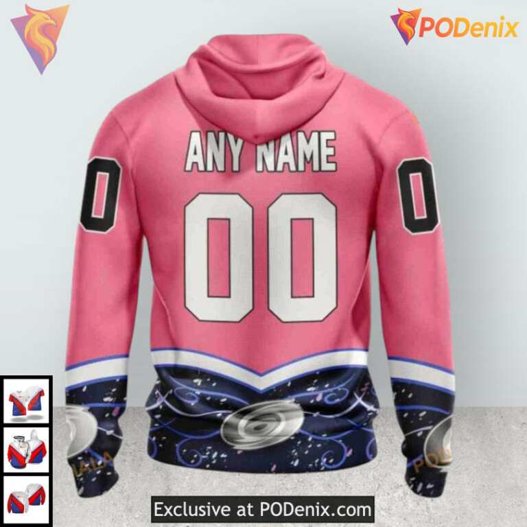 Hockey Fights Cancer Tribute Carolina Hurricanes Youth Hoodie Unisex Sweatshirt - 2