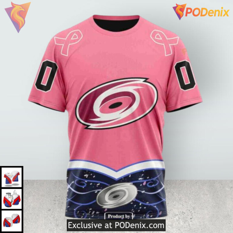 Hockey Fights Cancer Tribute Carolina Hurricanes Youth Hoodie Unisex Sweatshirt - 3
