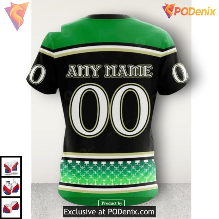 Hockey St Patricks Day Celebration NHL Vintage Ottawa Senators Hoodie 3D - 3