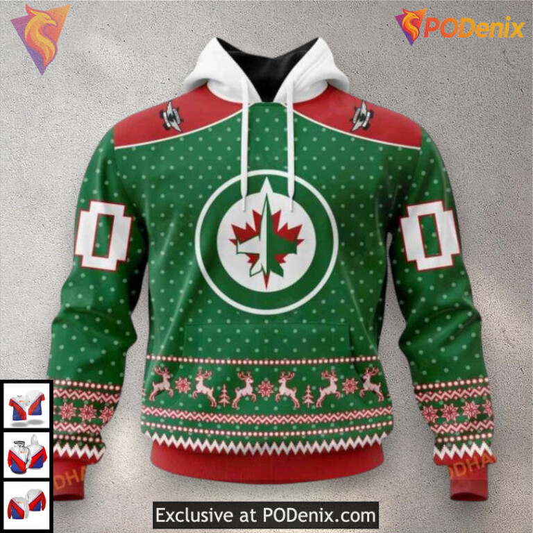 Dragon Artwork Concept Design Winnipeg Jets Pullover Hoodie Custom NHL Gear
