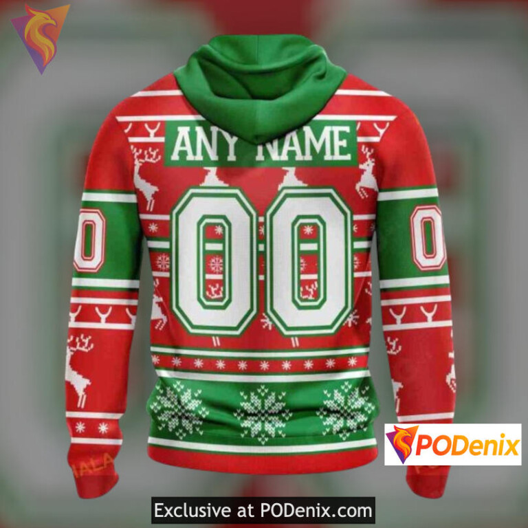 Holiday Apparel Merch New Jersey Devils Hoodie 3D Unisex Christmas Sweatshirt - 2