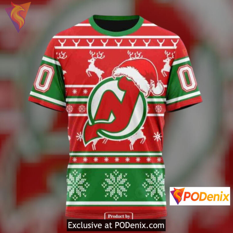 Holiday Apparel Merch New Jersey Devils Hoodie 3D Unisex Christmas Sweatshirt - 3