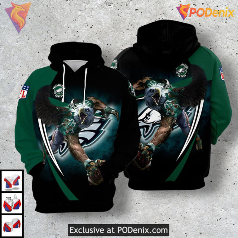 Holiday Collection Philadelphia Eagles Christmas Hoodie Unique Team Print