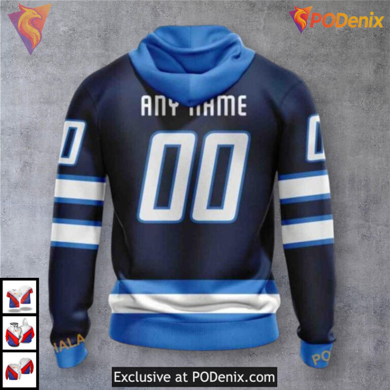 Ovarian Cancer Awareness Tribute Winnipeg Jets Full Print Hoodie Custom 3D Apparel - 1