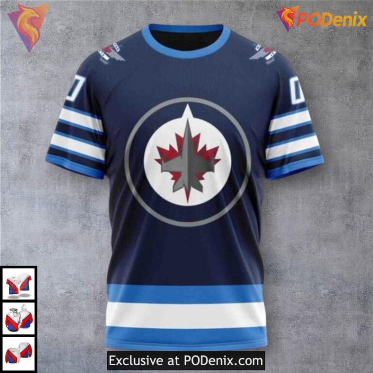 Ovarian Cancer Awareness Tribute Winnipeg Jets Full Print Hoodie Custom 3D Apparel - 2