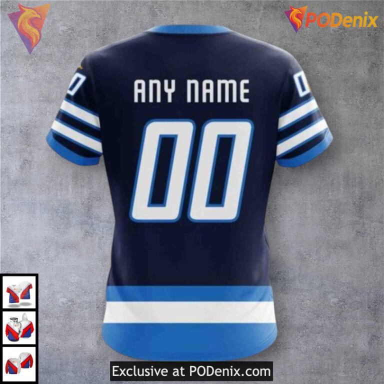 Ovarian Cancer Awareness Tribute Winnipeg Jets Full Print Hoodie Custom 3D Apparel - 3
