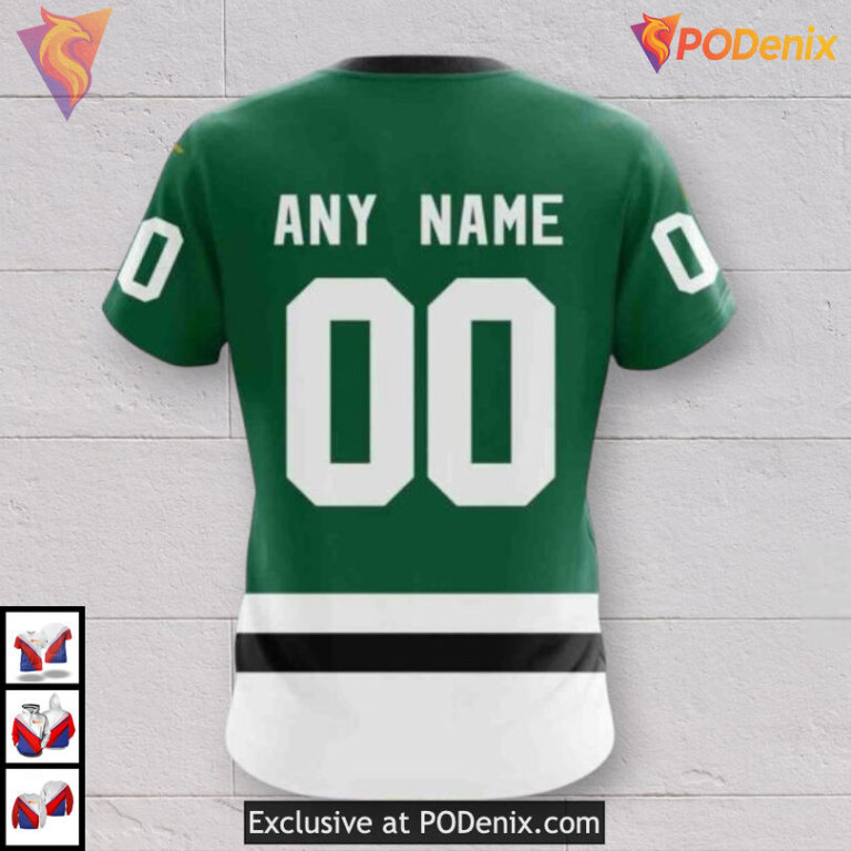 Home Kits 2025 Concept Dallas Stars Hoodie 3D Custom Shirt - 3