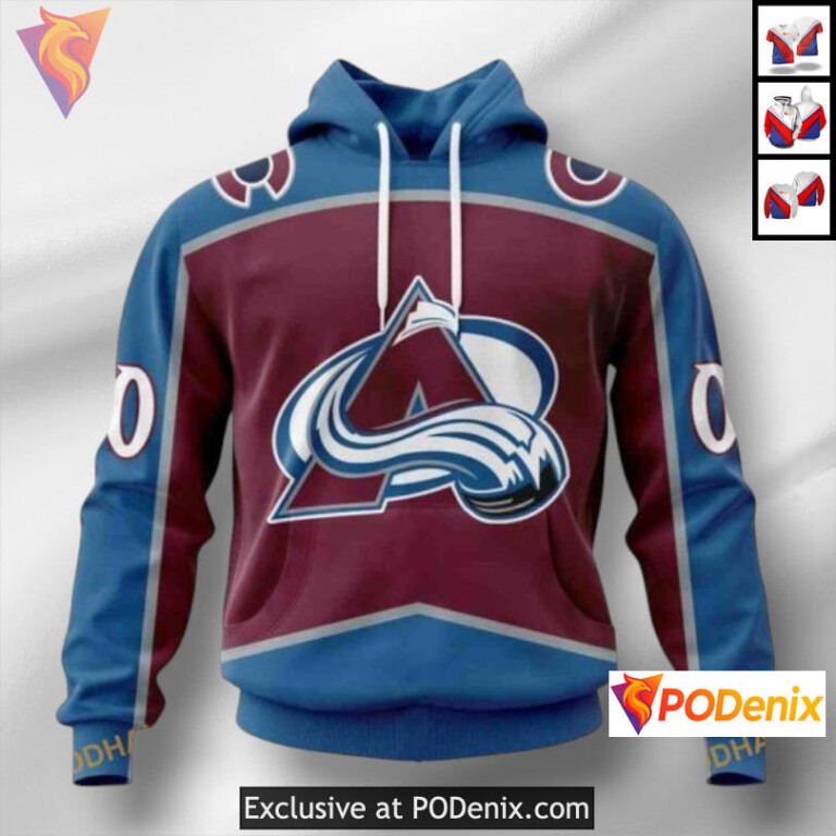 Home Kits 2025 Edition Colorado Avalanche Holiday Hoodie Custom Sweatshirt