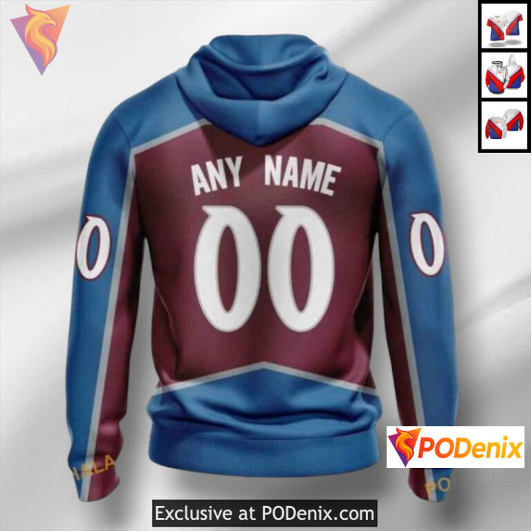 Home Kits 2025 Edition Colorado Avalanche Holiday Hoodie Custom Sweatshirt - 1