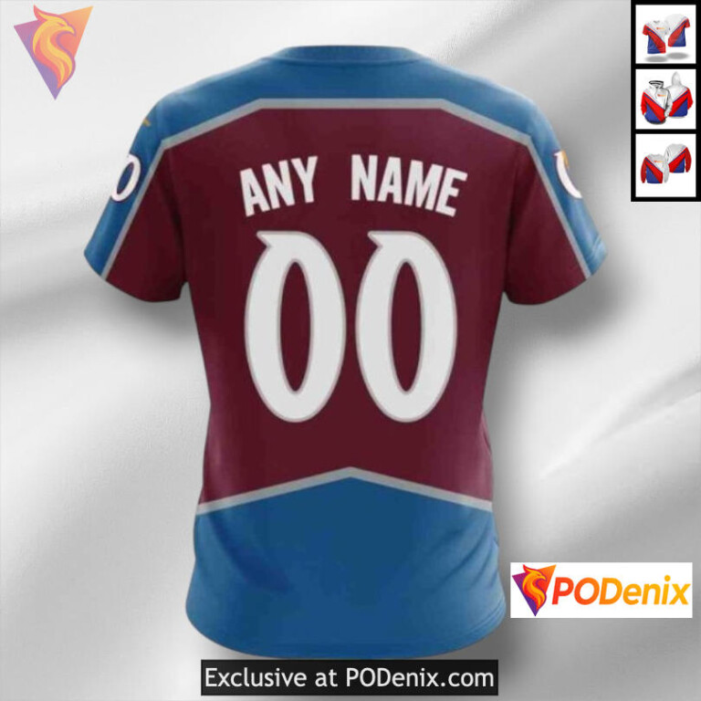Home Kits 2025 Edition Colorado Avalanche Holiday Hoodie Custom Sweatshirt - 3