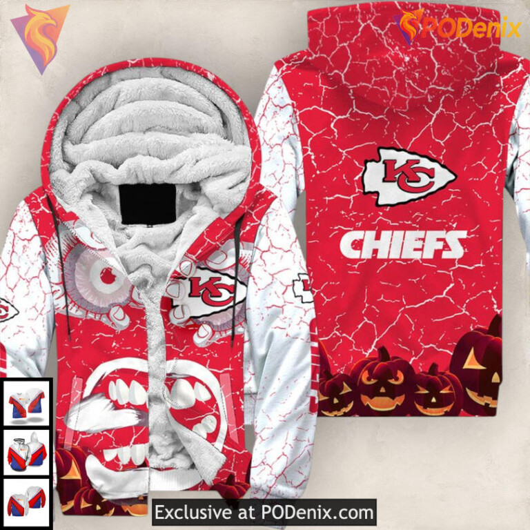 Horror Eyes Concept Kc Chiefs Hoodie Sweatshirt 3D Unique Fan Apparel - 2
