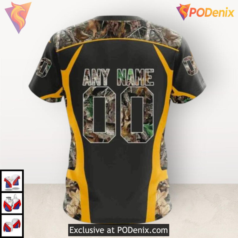 Hunting Camo Graphic Edition Nashville Predators Womens Hoodie Custom Hoodie - 3