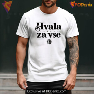 Hvala Za Vse Dallas Mavericks Tribute Shirt, Thank You For Everything - 3