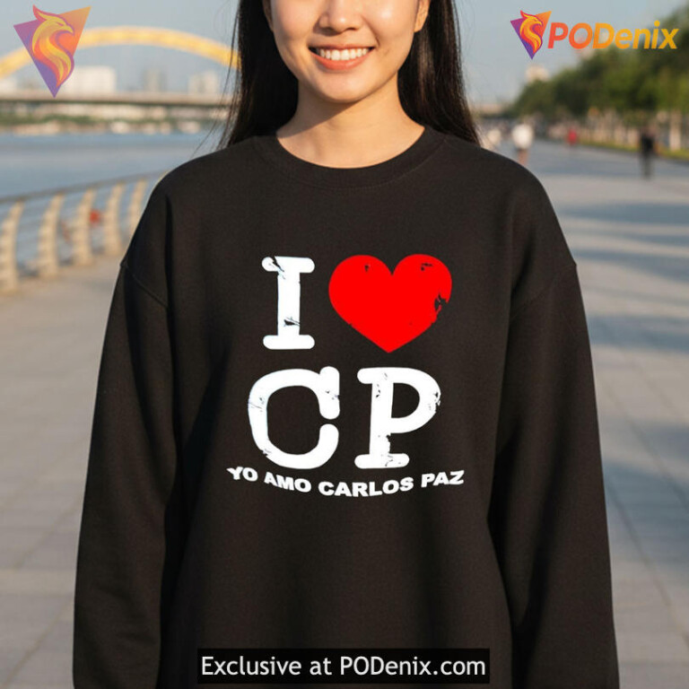 I Love Cp Yo Amo Carlos Paz Travel Souvenir Shirt For Latin Culture Fans - 1