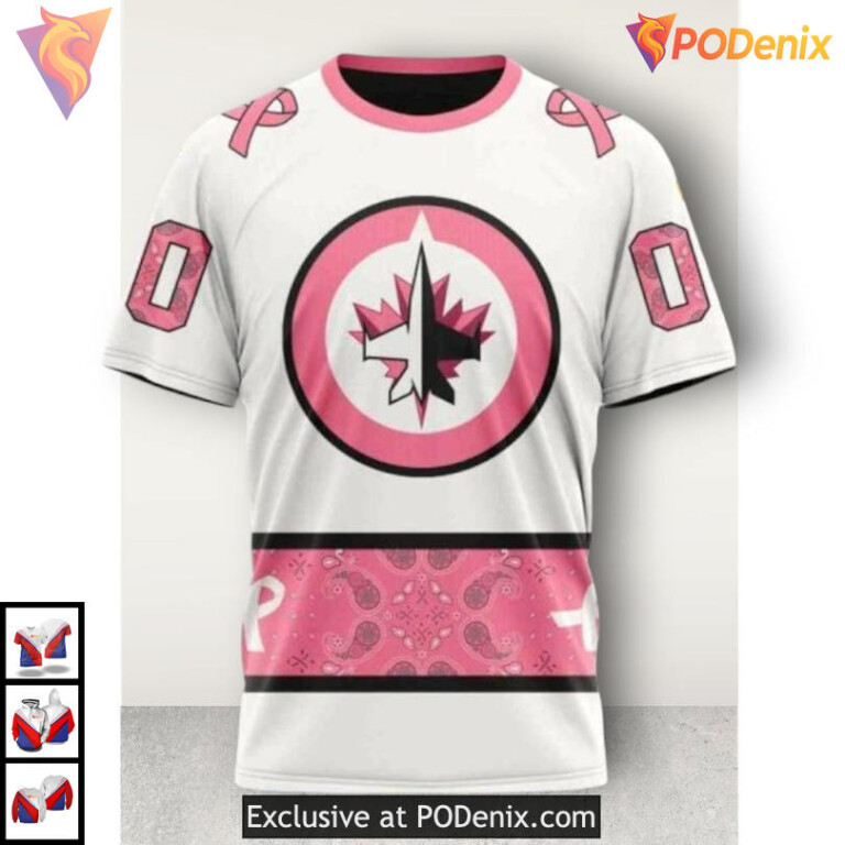 Hunting Camouflage Concept Winnipeg Jets Hoodie 3D Custom NHL Sweatshirt - 2