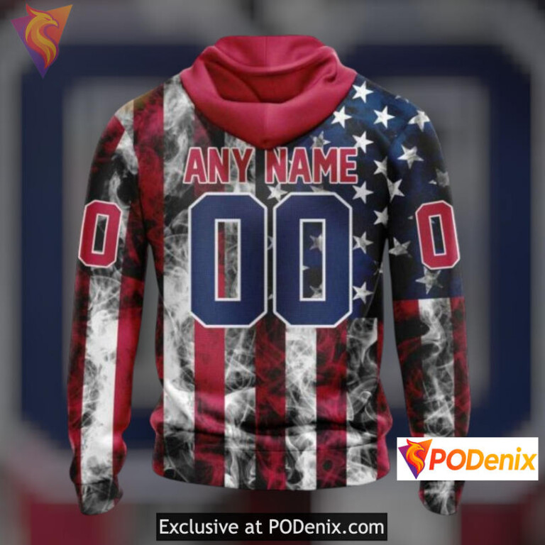 Independence Day Celebration New Jersey Devils All Over Print Hoodie Custom - 1