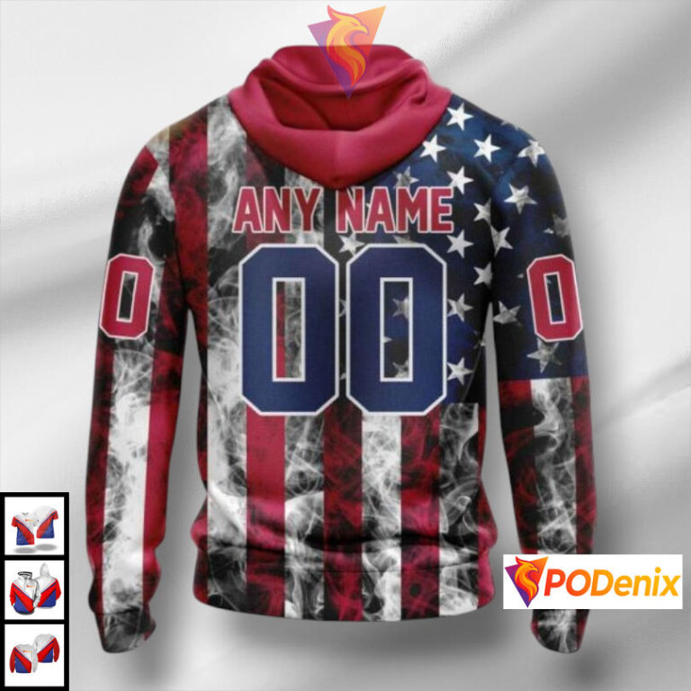 Independence Day Flag Concept Pittsburgh Penguins Unisex Hoodie NHL 3D - 1