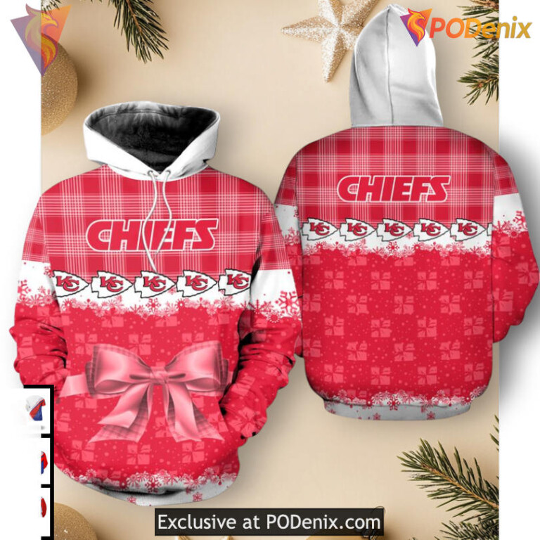 Kansas City Chiefs Zip Up Hoodie Snowman Graphic Edition, Christmas Fan Apparel
