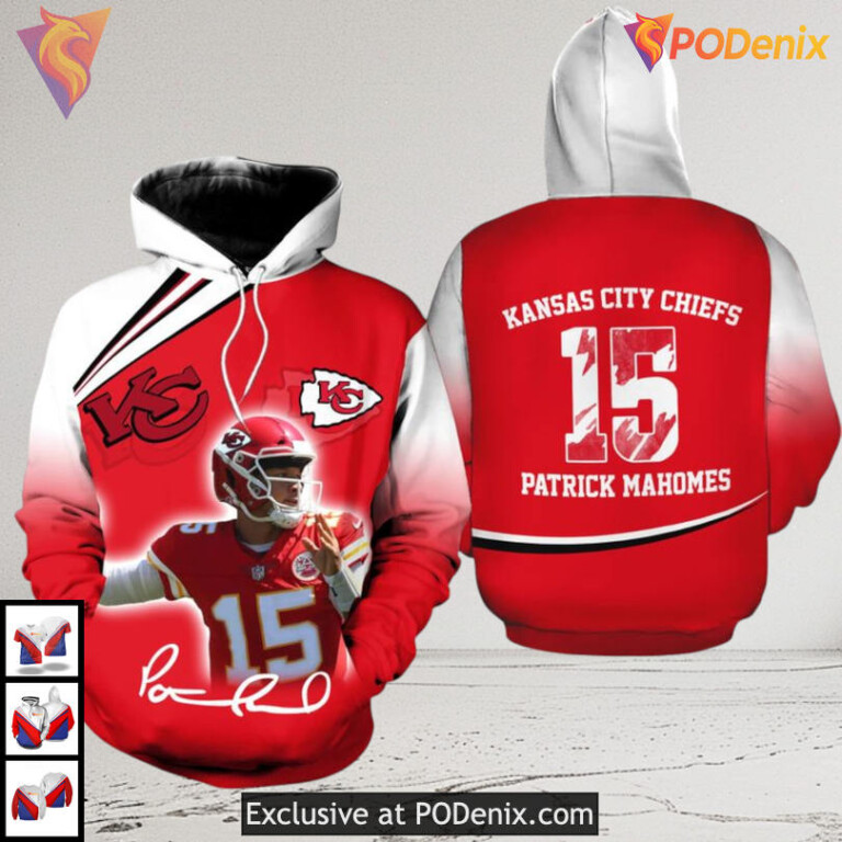 Kc Chiefs Hoodies Womens Patrick Mahomes 15 Game Day Motivational Quote