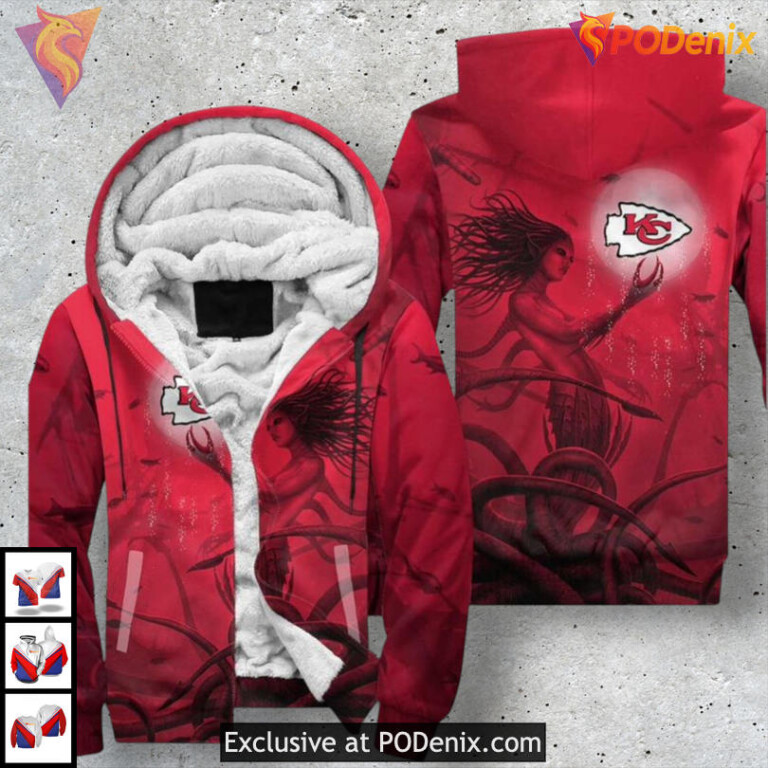 Kc Chiefs Mens Hoodie Youth Limited 3D Fearless Quote Football Edition