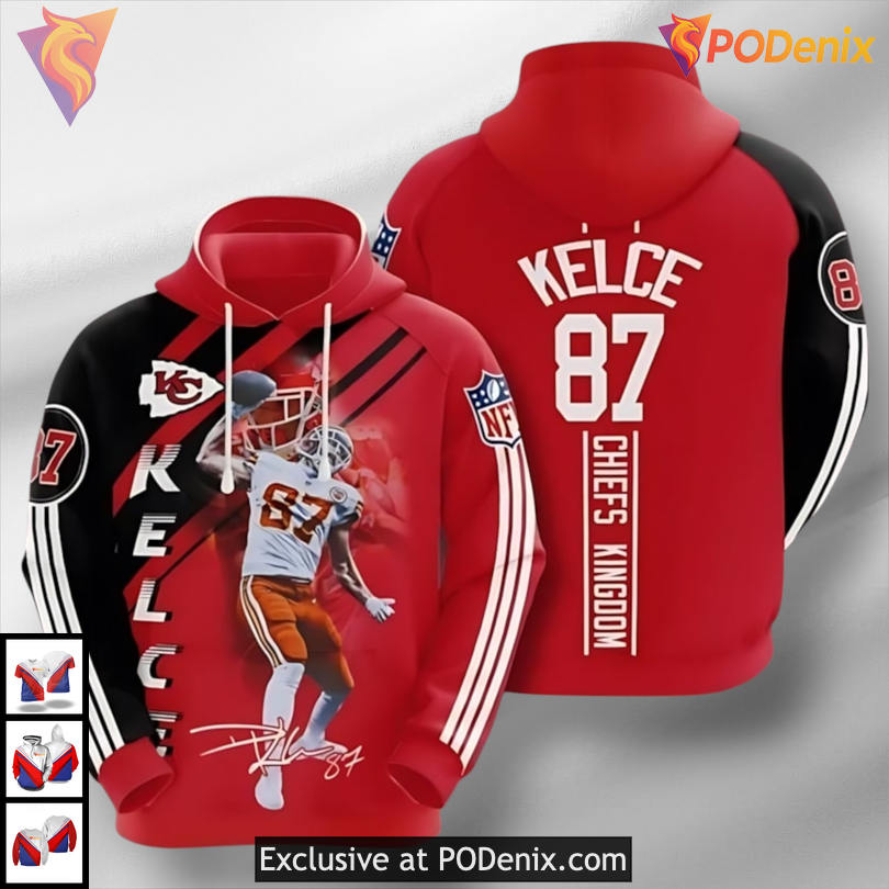 Kelce 87 Elite Football Kc Chiefs Hoodie Custom Fan Edition Exclusive Teamwear Kelce 87 Elite Football Kc Chiefs Hoodie Custom Fan Edition Exclusive Teamwear