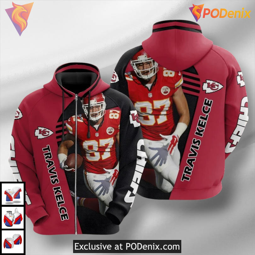 Kelce Dominator Vintage Style Kc Chiefs Hoodies 3D Custom Fan Apparel Collection Kelce Dominator Vintage Style Kc Chiefs Hoodies 3D Custom Fan Apparel Collection
