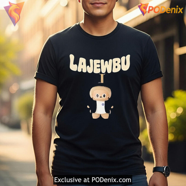 Lajewbu Parody Shirt, Cute Labubu inspired cartoon style, meme graphic wear - 2
