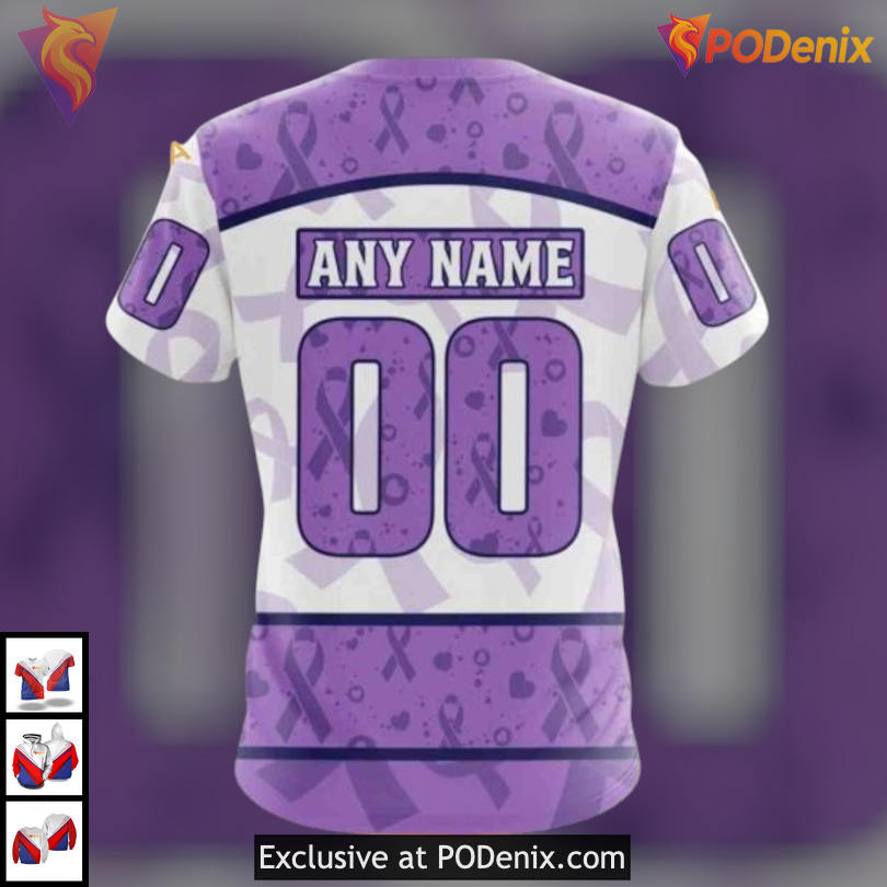 Lavender Cancer Fight Awareness Arizona Coyotes Pullover Hoodie Custom Apparel Lavender Cancer Fight Awareness Arizona Coyotes Pullover Hoodie Custom Apparel