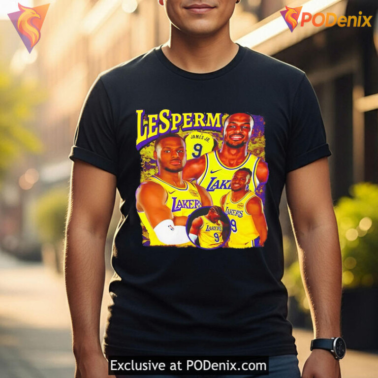 Lesperm Shirt Basketball Royalty Lakers Meme Retro Style Fan Design