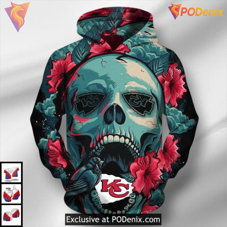 Limited All Over Print Kansas City Chiefs 3D Hoodie Vintage Style for NFL Supporters - 1