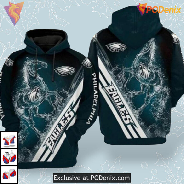 Limited Football Collection Philadelphia Eagles Retro Hoodie Womens Special Edition