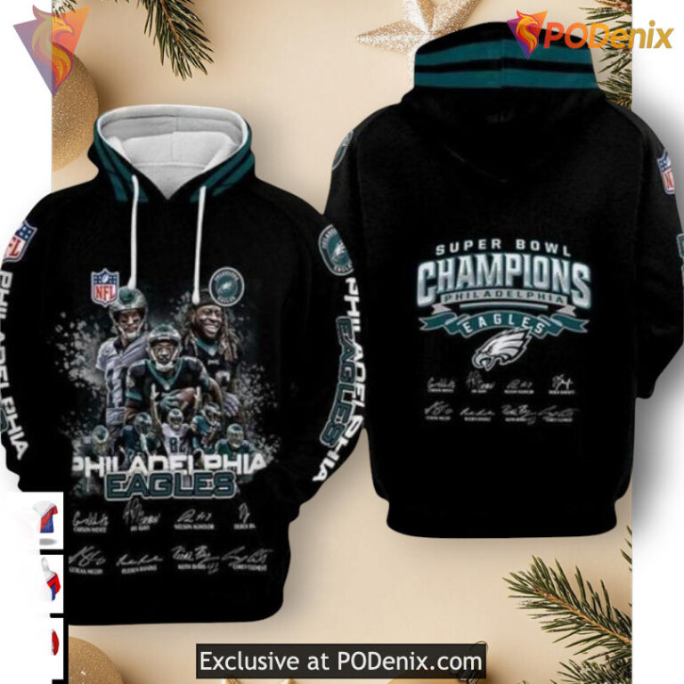 Limited Halloween Edition Nfl Philadelphia Eagles Hoodie Full Zip Custom Print