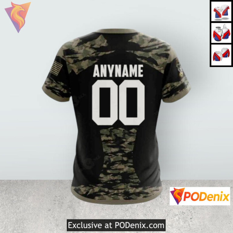 Military Members Kits V5 Tribute Colorado Avalanche Pullover Hoodie Custom 3D - 3