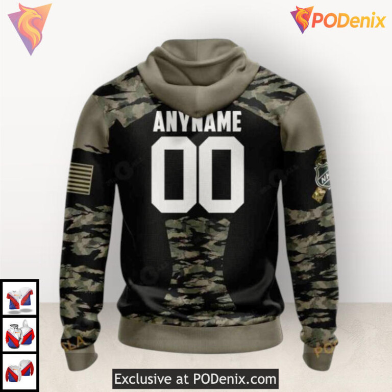 Military Members V5 Jersey Kits Nashville Predators Kids Hoodie Special Edition - 1