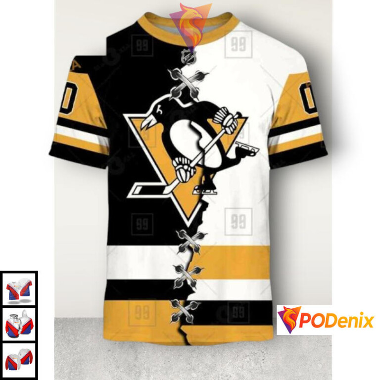 Mix Color Jersey 2025 Concept NHL Pittsburgh Penguins Hoodie 3D Custom Apparel - 1