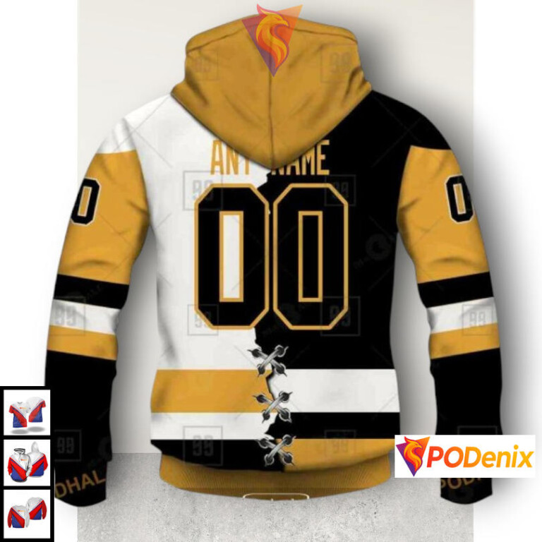 Mix Color Jersey 2025 Concept NHL Pittsburgh Penguins Hoodie 3D Custom Apparel - 2