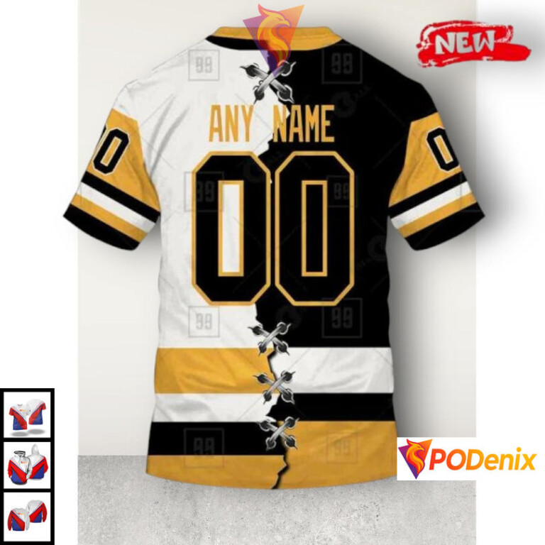 Mix Color Jersey 2025 Concept NHL Pittsburgh Penguins Hoodie 3D Custom Apparel - 3