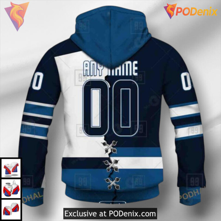Star Wars Black Theme Edition Winnipeg Jets Holiday Hoodie Custom 3D Hoodie - 2