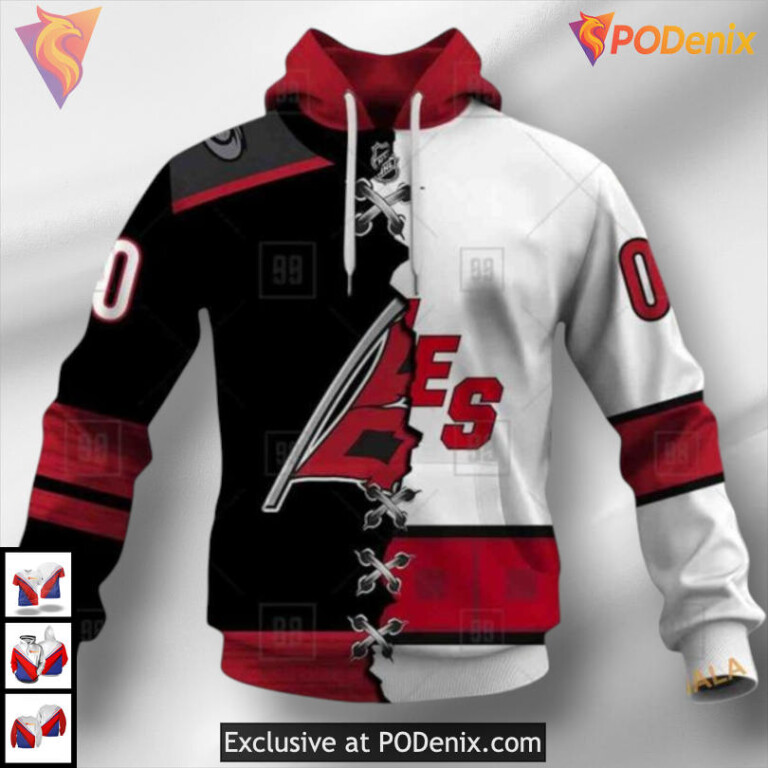 Mix Jersey 2025 Concept Edition Carolina Hurricanes Winter Hoodie 3D Sweatshirt