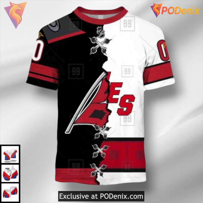 Mix Jersey 2025 Concept Edition Carolina Hurricanes Winter Hoodie 3D Sweatshirt - 1