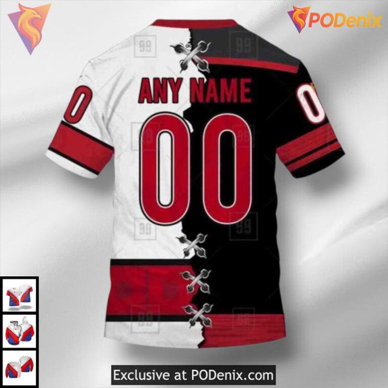 Mix Jersey 2025 Concept Edition Carolina Hurricanes Winter Hoodie 3D Sweatshirt - 3