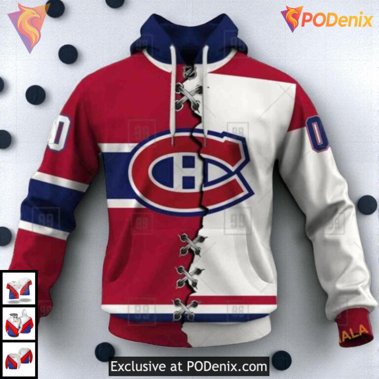 Mix Jersey 2025 Edition Concept NHL Montreal Canadiens Sweatshirt Hoodie 3D