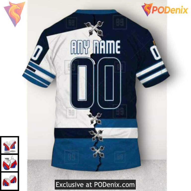 Star Wars Rebel Pilot Tribute Winnipeg Jets Winter Hoodie Custom NHL Apparel - 3