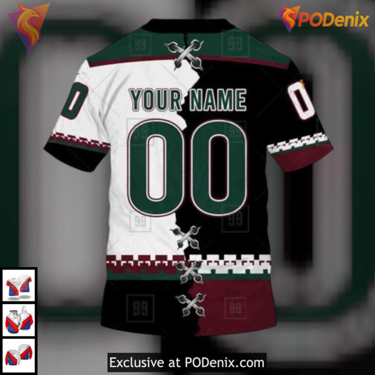 Mix Jersey 2025 Style Edition Arizona Coyotes Hoodie Personalized Gear - 3