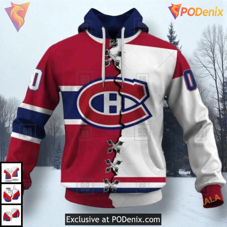 Mix Jersey 2025 Tribute Concept NHL Montreal Canadiens Sweatshirt Hoodie 3D