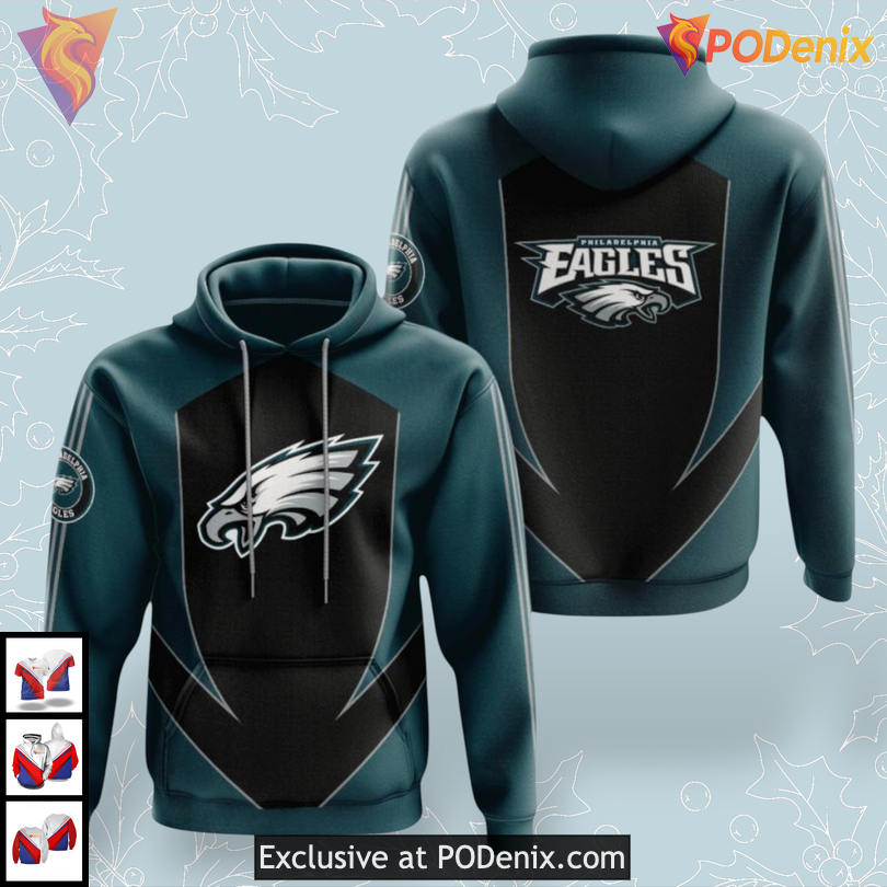 Modern Sports Collection Youth Philadelphia Eagles Hoodie Custom 3D Apparel Modern Sports Collection Youth Philadelphia Eagles Hoodie Custom 3D Apparel