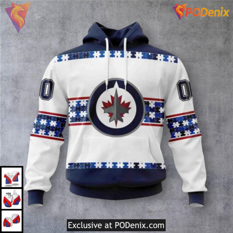Northern Lights Artwork Design Winnipeg Jets Mens Hoodie Custom 3D Style