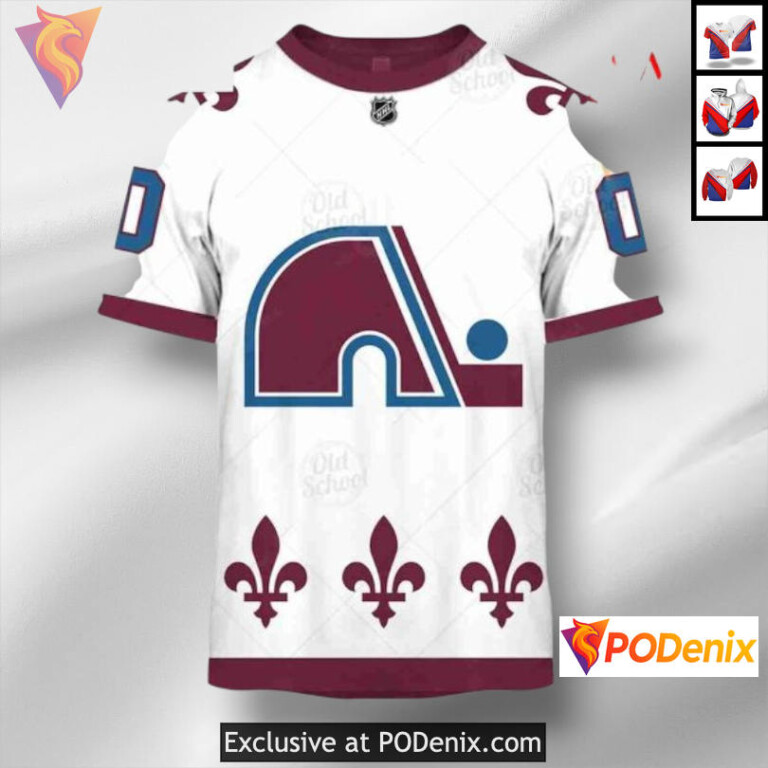 Name and Number Tribute Colorado Avalanche 3D Hoodie Custom Sweatshirt - 2