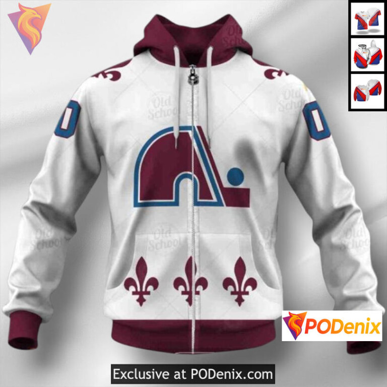 Name and Number Tribute Colorado Avalanche 3D Hoodie Custom Sweatshirt - 3