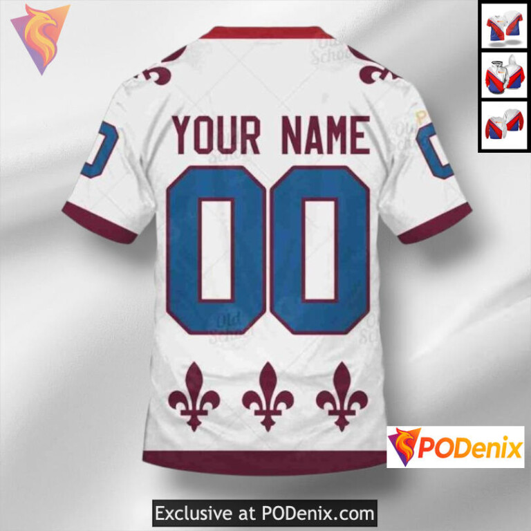 Name and Number Tribute Colorado Avalanche 3D Hoodie Custom Sweatshirt - 5